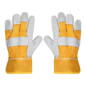 Custom Design Cow Leather Industrial Construction Welder Double Safety Work Gloves for Welding