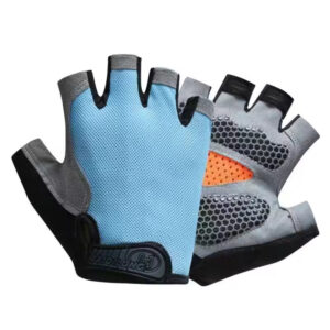 High-Visibility Fingerless Cycling Gloves